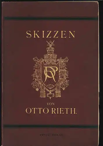 Architektonische und decorative Studien und Entwürfe. RIETH, Otto.