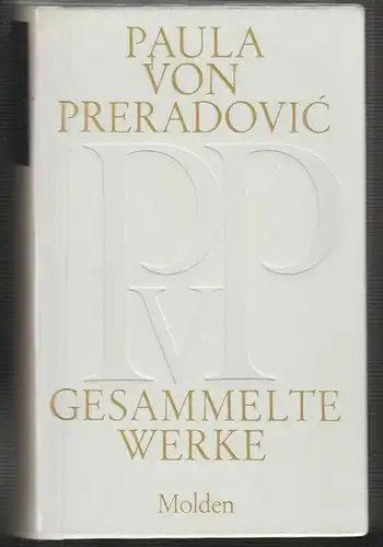 Gesammelte Werke. PRERADOVIC, Paulöa v.