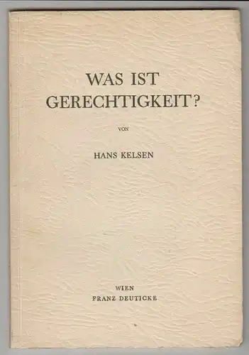 Was ist Gerechtigkeit? KELSEN, Hans.