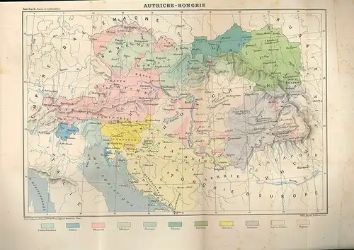 Les races et les nationalités en Autriche-Hongrie. AUERBACH, Bertrand.