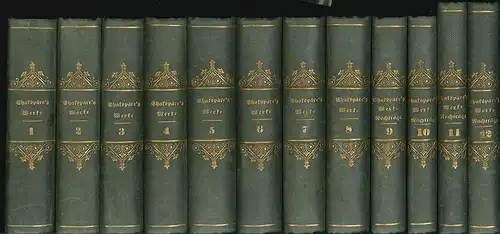 W. Shakespeare`s dramatische Werke übersetzt von Ernst Ortlepp. SHAKESPEARE, W[i