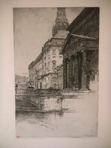 Christiansborg Slot. KASIMIR, Luigi. Graphiker (1881-1962).