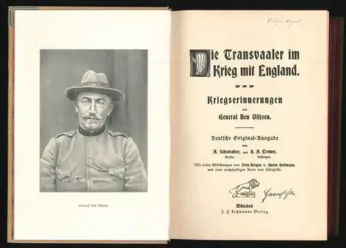 Die Transvaaler im Krieg mit England. Kriegserinnerungen von General Ben Viljone