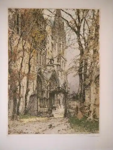 [Kathedrale von Chartres]. KASIMIR, Luigi. Graphiker (1881-1962).
