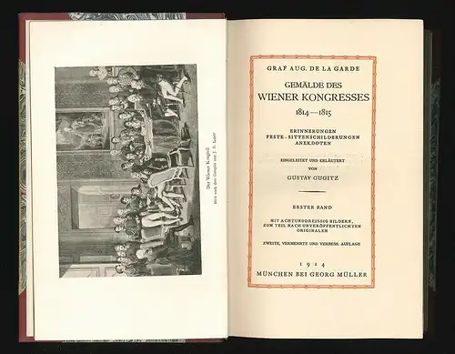 Gemälde des Wiener Kongresses 1814-1815. Erinnerungen, Feste, Sittenschi 0552-20