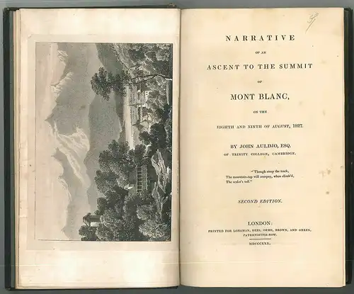 Narrative of an ascent to the summit of Mont Blanc on the eighth and ninth of Au