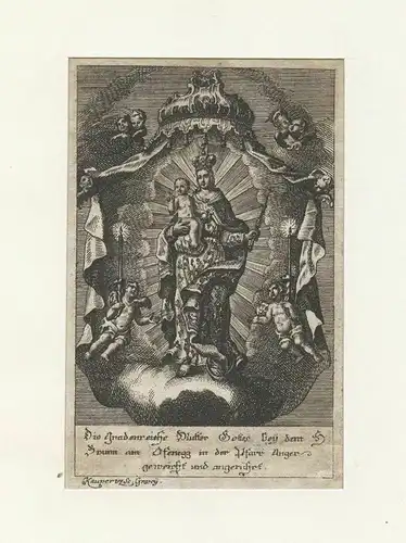 Die Gnadenreiche Mutter Gottes bey dem H. Brunn am Ofenegg in der Pfarre Anger