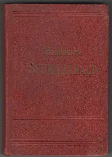 Schwarzwald Odenwald Bodensee. BAEDEKER, Karl (Hrsg.).