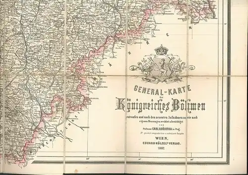 General-Karte des Königreiches Böhmen entworfen und nach den neuesten Au 0821-20