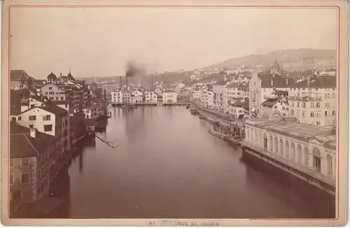 Vue de Zurich.