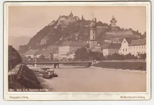 Graz v. d. Radetzky-Brücke.