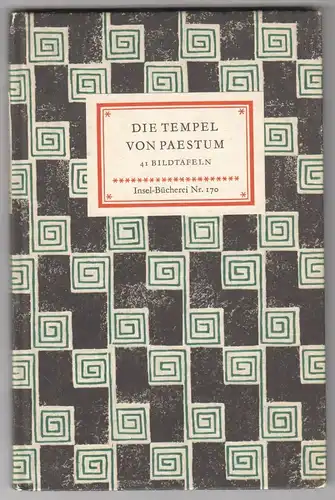 CURTIUS, Die Tempel von Paestum. 1962