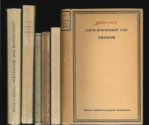 Nietzsche und Burckhardt. Zwei geistige Welten im Dialog. MARTIN, Alfred v.