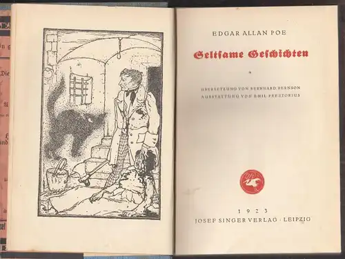 Seltsame Geschichten. Übers. v. Bernhard Bernson. POE, Edgar Allan.