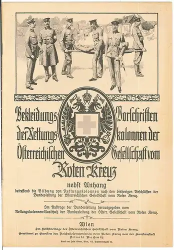 Bekleidungs-Vorschriften der Rettungskolonnen der Österreichischen Gesellschaft