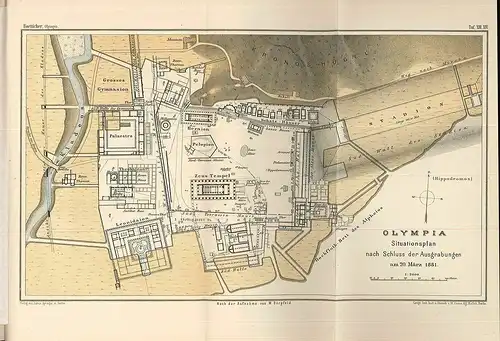 Olympia. Das Fest und seine Stätte. Nach den Berichten der Alten und den Ergebni