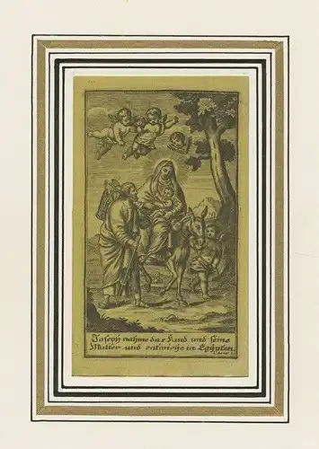 Joseph nahme das Kind und seine Mutter und entwiche in Egypten. ASNER, Leonhard.