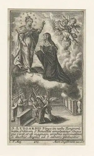 S. Lugardis Virgo in urbe Tungroru[m] nata, Ordinem S. Benedicti ENGELBRECHT, M