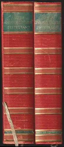 Pareys Blumengärtnerei. Beschreibung, Kultur und Verwendung der gesamten gärtner