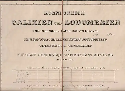 Koenigreich Galizien und Lodomerien.  Herausgegeben im Jahre 1790 von Liesganig.