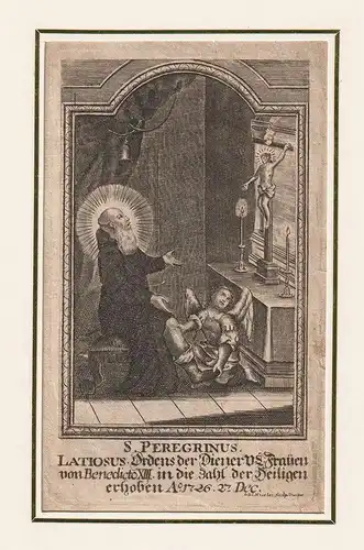 S. Peregrinus. Latiosus. Ordens der Diener U. S. Frauen von Benedicto XIII in di