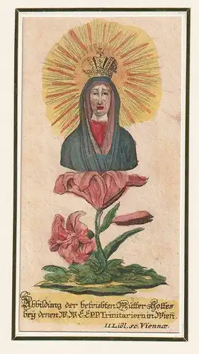 Abbildung der betrübten Mutter Gottes bey denen W. W. E. E. P. P. Trinitariern i