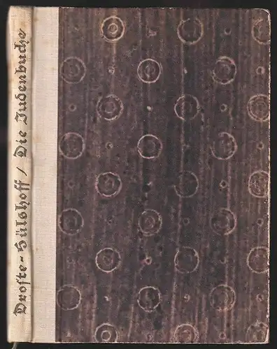 Die Judenbuche. Ein Sittengemälde aus dem gebirgigten Westfalen. DROSTE-HÜLSHOFF