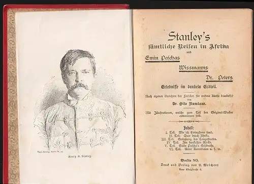 RUMBAUR, Stanley's sämtliche Reisen in Afrika... 1891