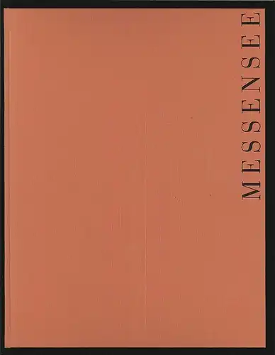 Messensee mit Texten von Paolo Bianchi, Elfriede Jelinek, Fritz Koreny. MESSENSE