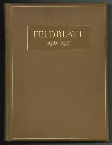 Feldblatt.