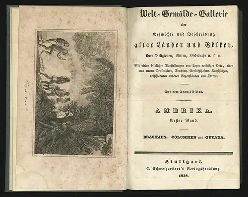 Welt-Gemälde-Gallerie oder Geschichte und Beschreibung aller Länder und Völker,