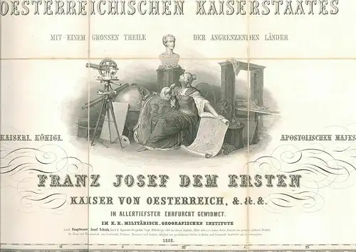 General-Karte des Oesterreichischen Kaiserstaates mit einem grossen Theile der a