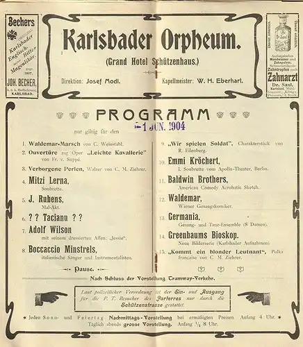 Karlsbader Orpheum.