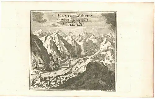 Der Schlossberg zwischen Scharniz und Seefeldt im Tyrol. 0217-22