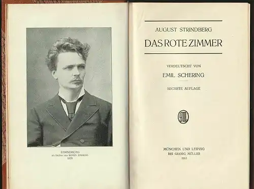 Das rote Zimmer. STRINDBERG, August.