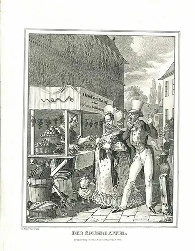 Der sauere Apfel.