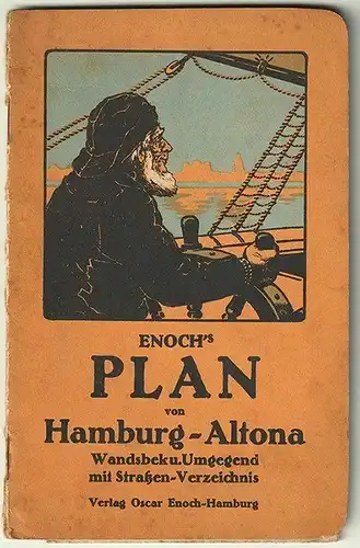 Plan von Hamburg-Altona, Wandsbeck und Umgebung.