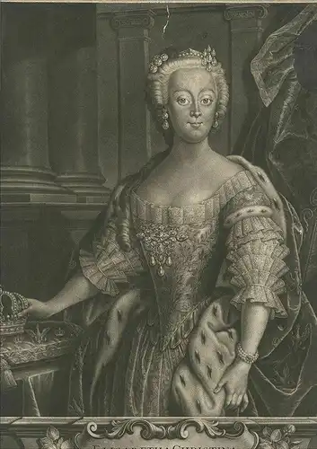 Elisabetha Christina D. G. Regina Borussiae, Electrix Brandeburg etc. Nata Princ