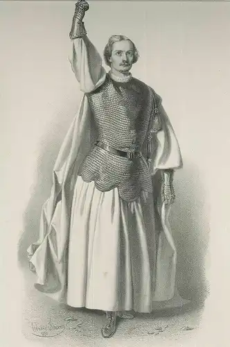 Hr. Alois Ander, als Prophet in der Oper "der Prophet" v. G. Meyerbeer. KAISER, 