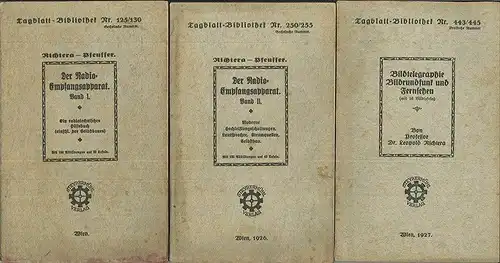 Der Radio-Empfangsapparat. Band I. Ein radiotechnisches Hilfsbuch (einschl. des 