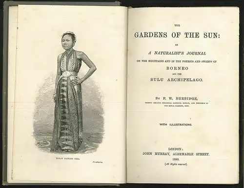 The Gardens of the Sun: or a Naturalist`s Journal on the Mountains and in the Fo