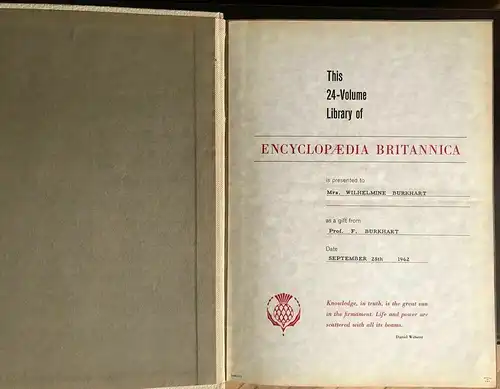 Encyclopaedia Britannica. A New Survey of Universal Knowledge.