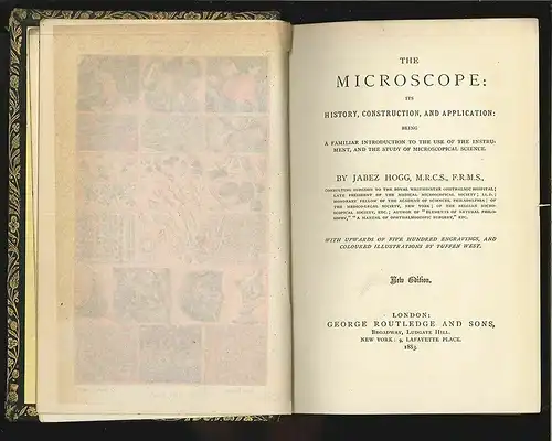 The Microscope: Its history, construction, and application: Being a familiar int