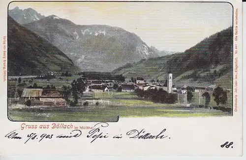 Gruss aus Döllach. 1900
