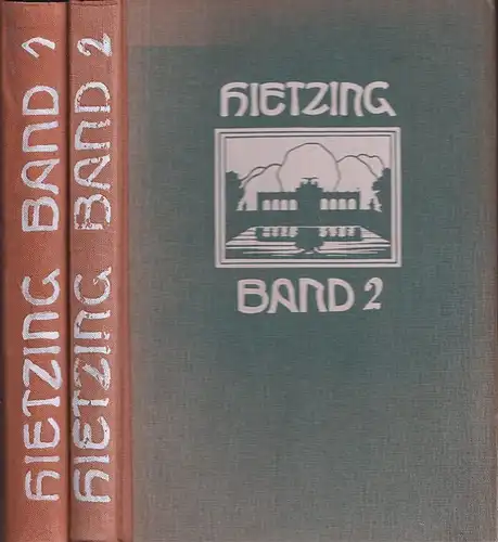 Hietzing. Ein Heimatbuch des 13. Wiener Gemeindebezirkes. Herausgegeben von der