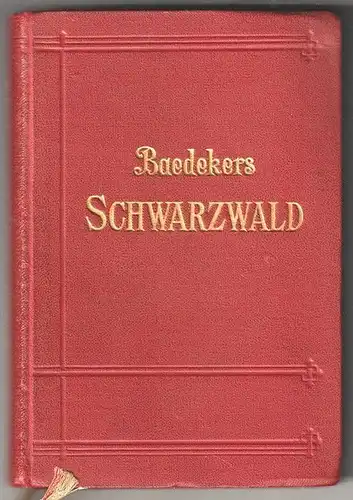 Schwarzwald Odenwald Bodensee. Handbuch für Reisende. BAEDEKER, Karl (Hr 1450-22