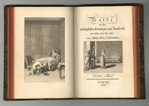 Reise in die mittäglichen Provinzen von Frankreich im Jahr 1785 bis 1786. THÜMME