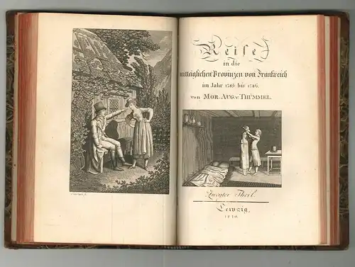 Reise in die mittäglichen Provinzen von Frankreich im Jahr 1785 bis 1786. THÜMME