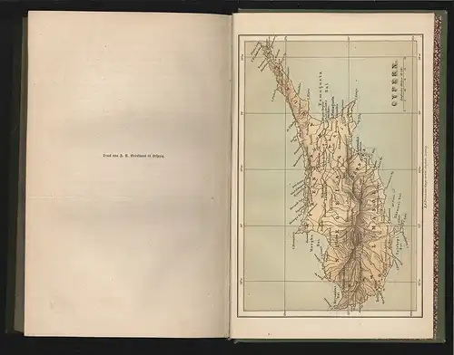 Cypern im Jahr 1879. Aus dem Englischen von Richard Oberländer. WHITE BAKER, Sam