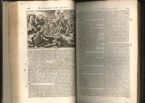 JOSEPHUS FLAVIUS., Histoire des juifs, ecrite... 1681